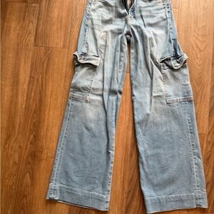 American Eagle Outfitters Light Blue Flare Jeans